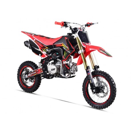 Pit Bike GUNSHOT 140 FX Dirt pas cher kit deco MONSTER ENERGY Vert