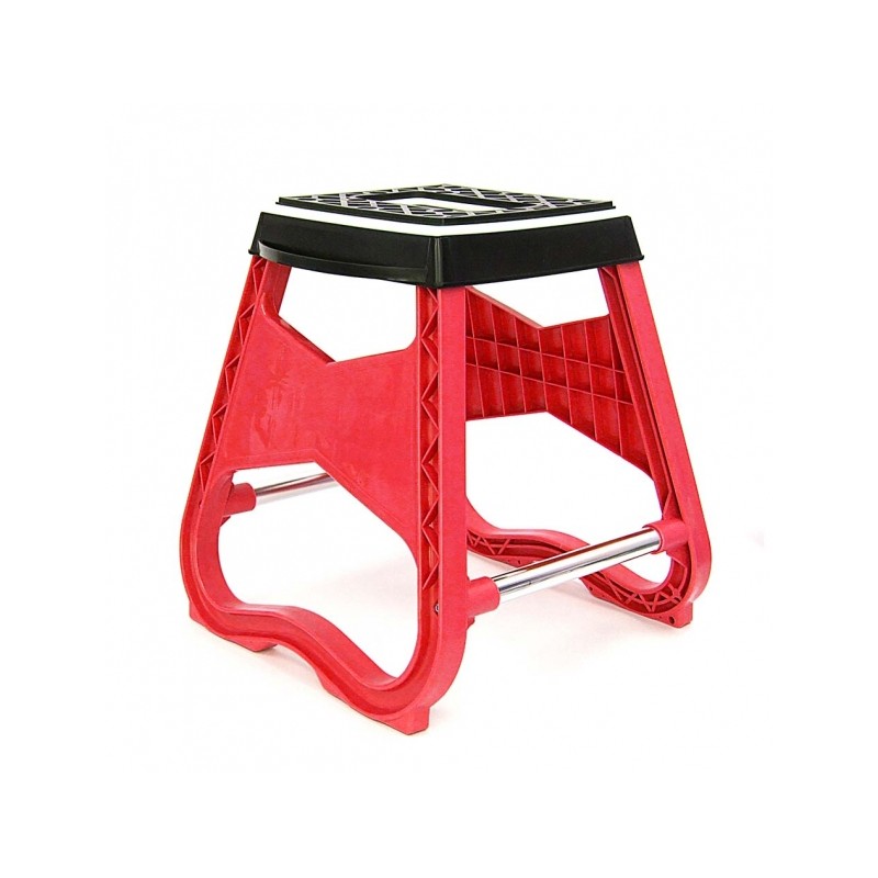 REPOSE MOTO / TABOURET MX - ROUGE