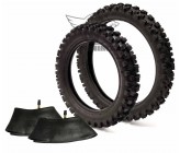 Train Complet de Pneu Guangli + Chambre à air 12"/14" pour Dirt Bike