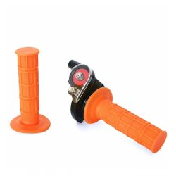 Quick Throttle + Grips Orange