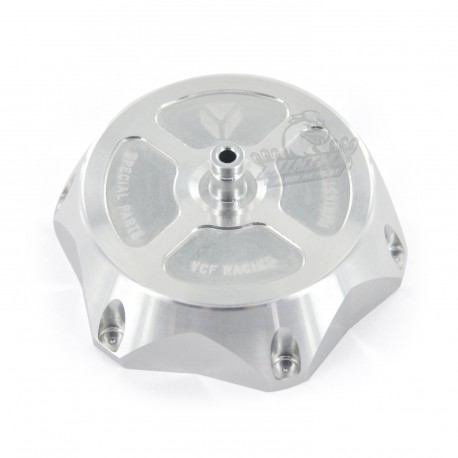 CNC Fuel Cap YCF Silver