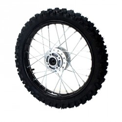 Roue Avant 17" Acier Noir (axe 12mm) ancienne génèration