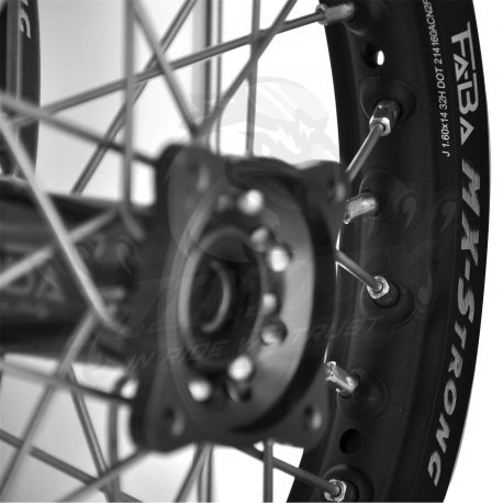 Jante FABA 17" Avant CNC Noir