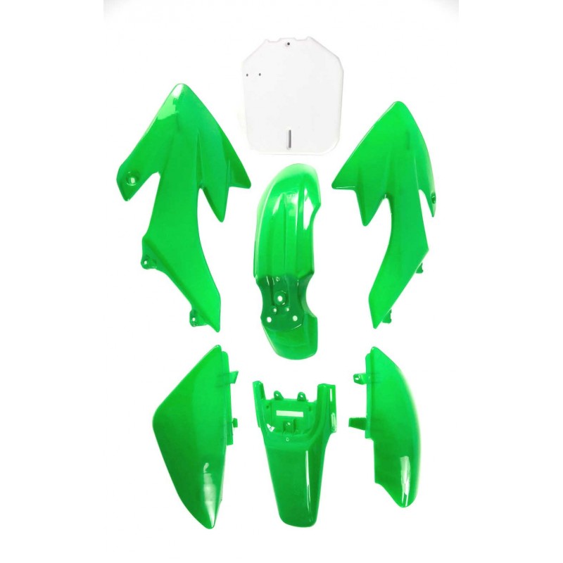 Kit plastique CRF50 vert Dirt Bike