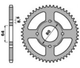 Couronne acier PBR 32 dents chaîne 420 YAMAHA PW80