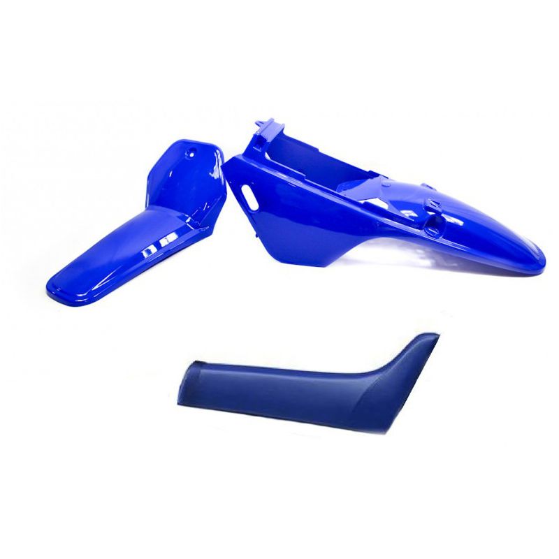 Kit plastiques ART bleu avec selle complète bleu Yamaha PW80