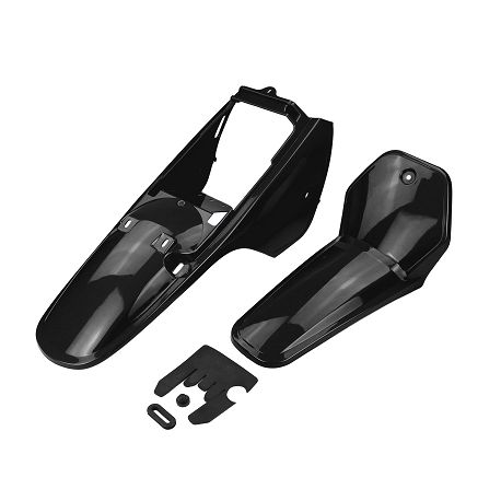 KIT CARROSSERIE YAMAHA PW 80 NOIR (2 PIECES)