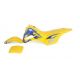 Tasca blu/gialla con carenatura a croce 