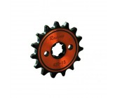 Pignon de sortie de boite Racing 420 15D 17mm Orange