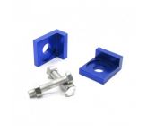 CNC Chain Adjusters Red - (Axle 15mm)