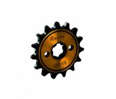 Pignon de sortie de boite Racing 420 15D 17mm Jaune