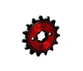 Pignon de sortie de boite Racing 420 15D 17mm Jaune