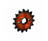 Pignon de sortie de boite Racing 420 15D 17mm Jaune
