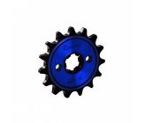 Pignon de sortie de boite Racing 420 15D 17mm Jaune