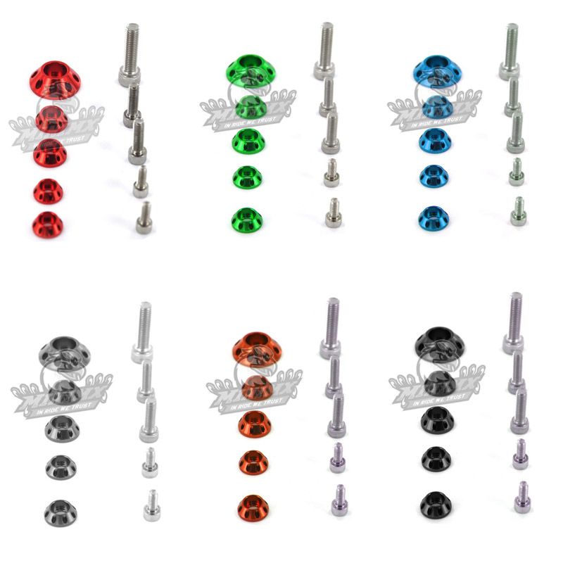 CNC Orange Screw for Plastic + Fuel Tank