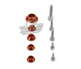 Kit Rondelle Orange CNC YCF pour réservoir et kit plastique