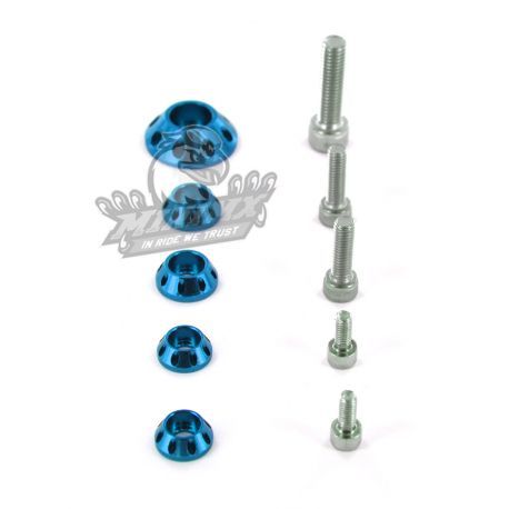 Kit Rondelle Orange CNC YCF pour réservoir et kit plastique