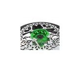 Green Alloy CNC 7116 Rims 12'' Rear YCF (Axle 15mm)