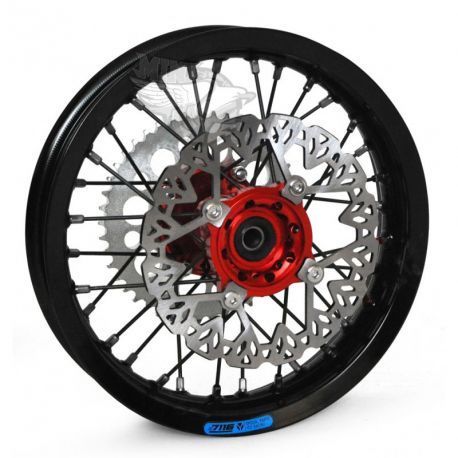 Green Alloy CNC 7116 Rims 12'' Rear YCF (Axle 15mm)