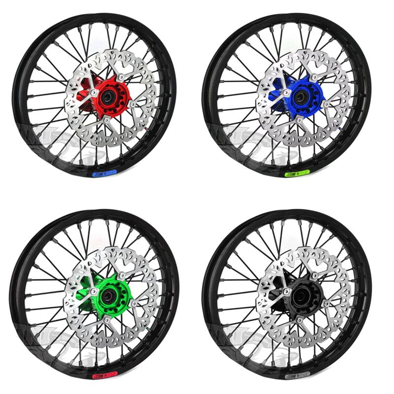 YCF Front CNC 14" Bleu (axe 15mm)
