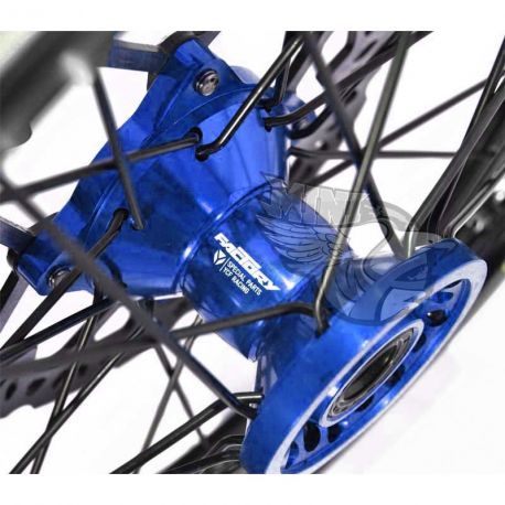 Jante Complète YCF Avant CNC 14" Bleu (axe 15mm)