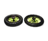 Spoke Cover Green Fluo