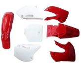 Kit Plastique KLX BBR Rouge