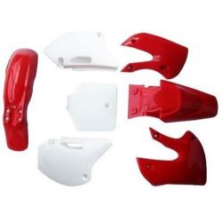 Kit Plastique KLX BBR Rouge