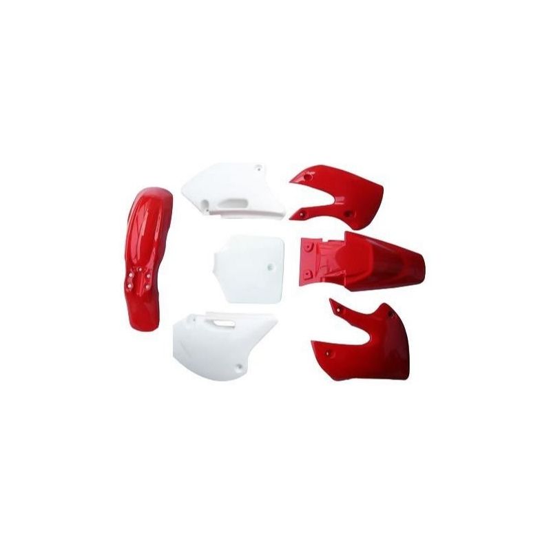 Kit Plastique KLX BBR Rouge