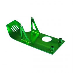 Aluminium-Motorschutz Grün