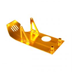 Aluminium-Motorschutz in Gold