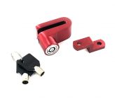 Bloque disque CNC - Rouge