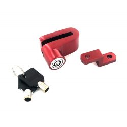 Bloque disque CNC - Rouge