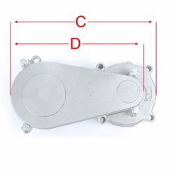 TRANSMISSION / DÉMULTIPLICATEUR MOTEUR POCKET CROSS MINI - 17 DENTS TF8