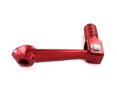 SÉLECTEUR DE VITESSE ALUMINIUM COURT NOIR/ROUGE