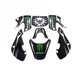 Graphic Kit KLX Monster Noir