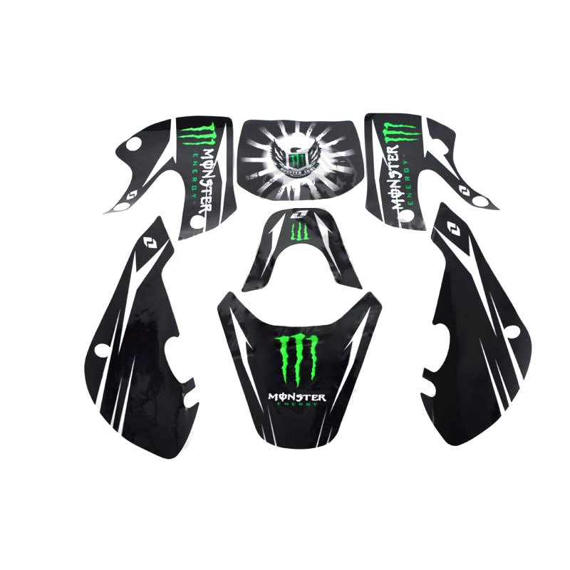 Graphic Kit KLX Monster Black