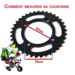 Comment mesurer sa couronne de sa dirt bike, pit bike