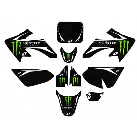 Planche de Stickers Monster Energy pour Dirt Bike, Pit Bike