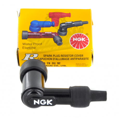 Antiparasite NGK Bobine d'allumage Noire standard pour Dirt Bike