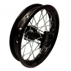 Jante Arriere Dirt Bike 16" Acier Noir (axe 15mm)