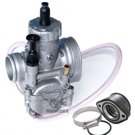 Carburateur KEIHIN PE28 + Manchon Souple pour Dirt Bike