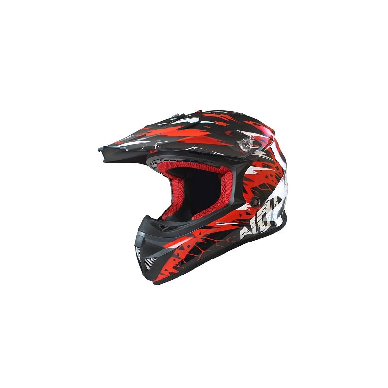 Casque NOEND Cracked Noir / Rouge