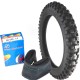 Pack Pneu Cross + Chambre 14" Avant VEE RUBBER 60/100