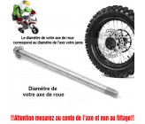 Pack axe de roue 15mm (arriere+avant)