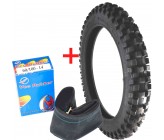 Set Tyre Cross Vee Rubber + Inner Tube 17" Front