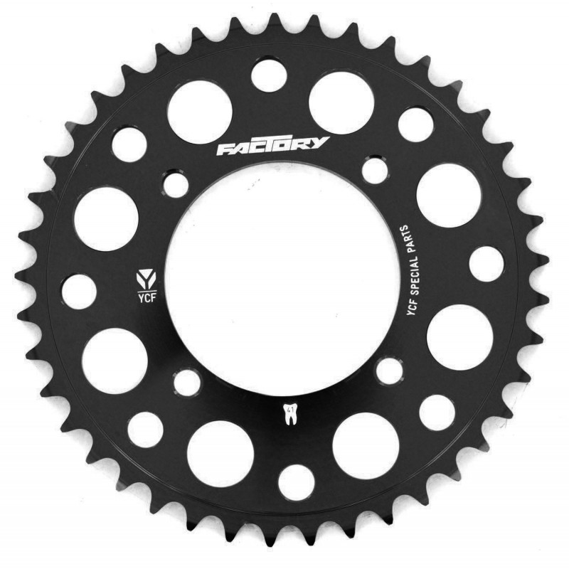 Black Rear Sprocket CNC YCF 420 (41, 43, 45 teeth)