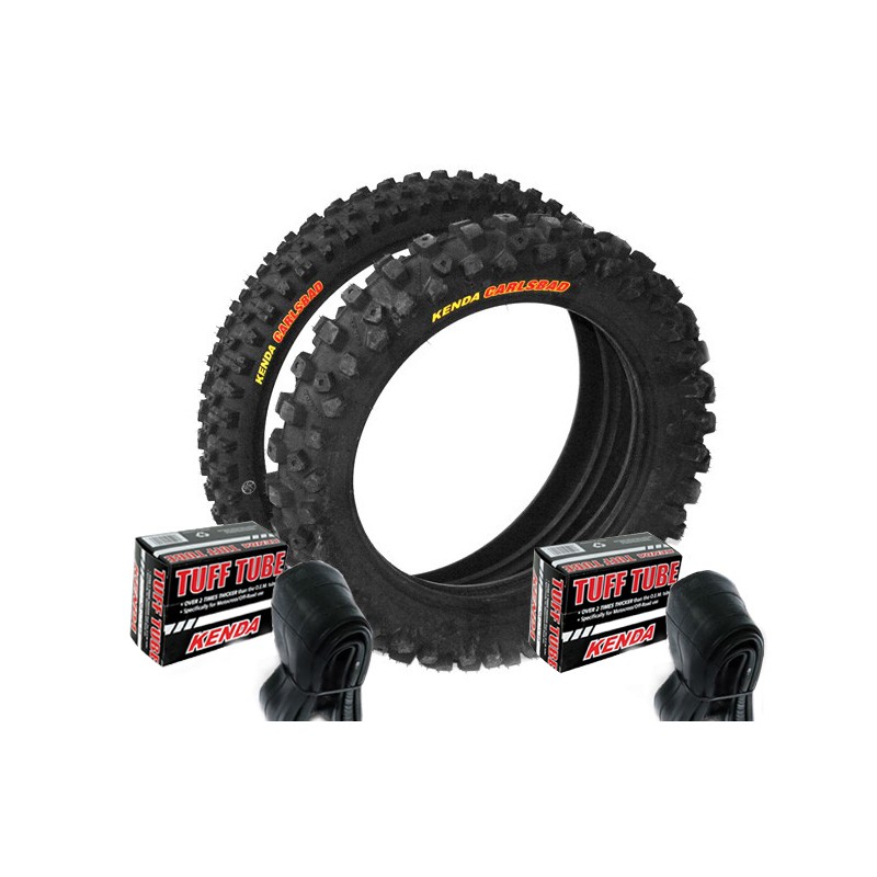 Set Tyre Cross 14"/17" + Inner Tuber Kenda Carlsbad