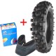 Pack Pneu + Chambre 14" arriere VEE RUBBER