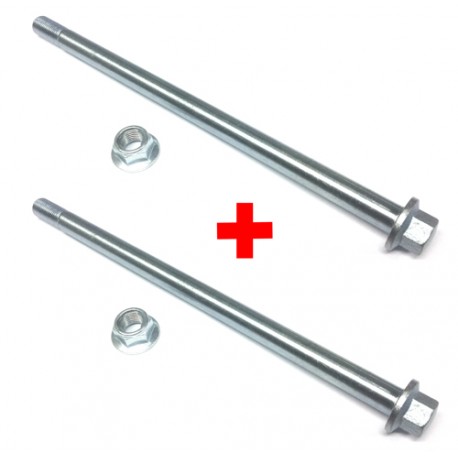 Pack axe de roue 12mm (arriere+avant)